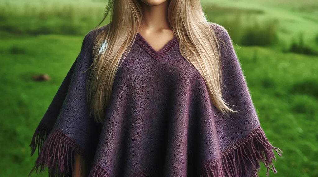 Explorez la variété des tissus et motifs de ponchos